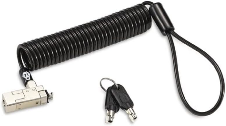 Kensington Slim NanoSaver 2.0 Portable Laptop Lock with Key, Self-retracting, Lockable, Flat Thin Profile, Universal Fit