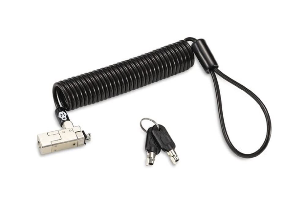 Kensington Slim NanoSaver 2.0 Portable Laptop Lock with Key, Self-retracting, Lockable, Flat Thin Profile, Universal Fit