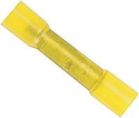 Ancor 309203 Marine Grade Electrical Nylon Insulated Adhesive Lined Heat Shrink Butt Connectors (12 to 10-Gauge, Yellow
