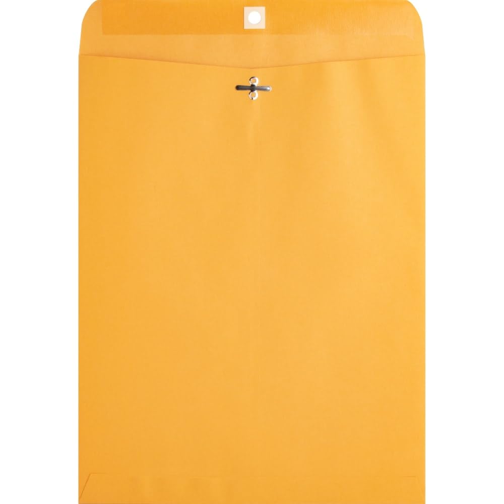 Business Source Heavy-duty Clasp Envelopes - #97 - 10in x 13in - Kraft - 100 / Box