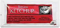 Vistar Condiment Packets, Ketchup, 0.25 Oz Packet, 200/carton