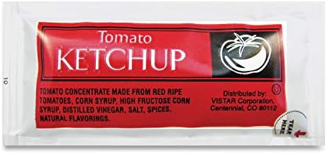 Vistar Condiment Packets, Ketchup, 0.25 Oz Packet, 200/carton