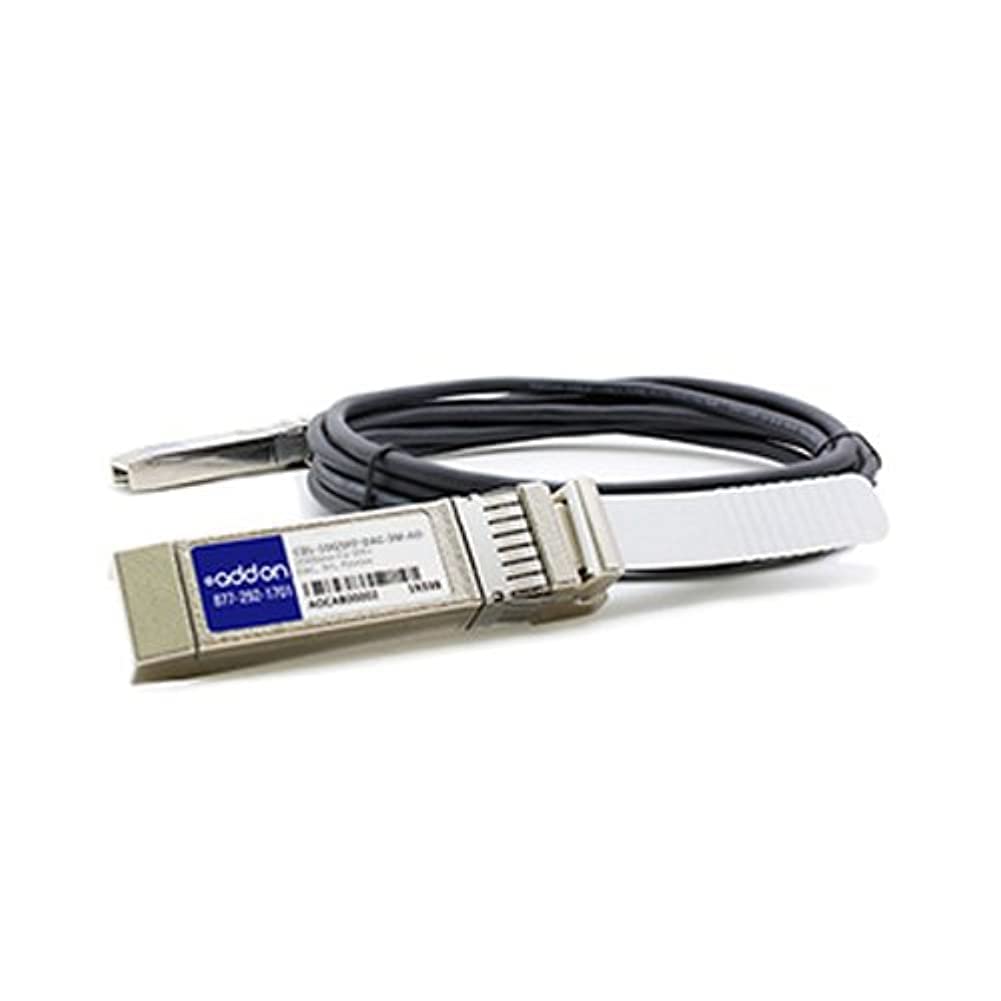Add-on-Computer Peripherals L Addon Force10 Networks Cbl-10gsfp-dac-3m Compatible 10gbase-cu Sfp+