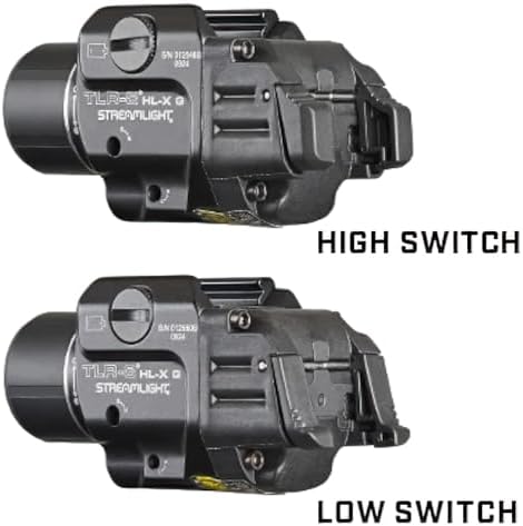 Streamlight 69475 TLR-8 HL-X G USB 1000-Lumen Weapon Rail-Mounted Rechargeable Tactical Flashlight with Integrated Green