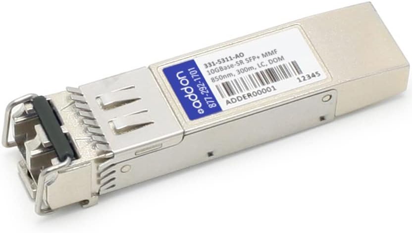 Add-On Computer Dell Compatible TAA Compliant 10GBase-SR SFP+ Transceiver (331-5311-AO)