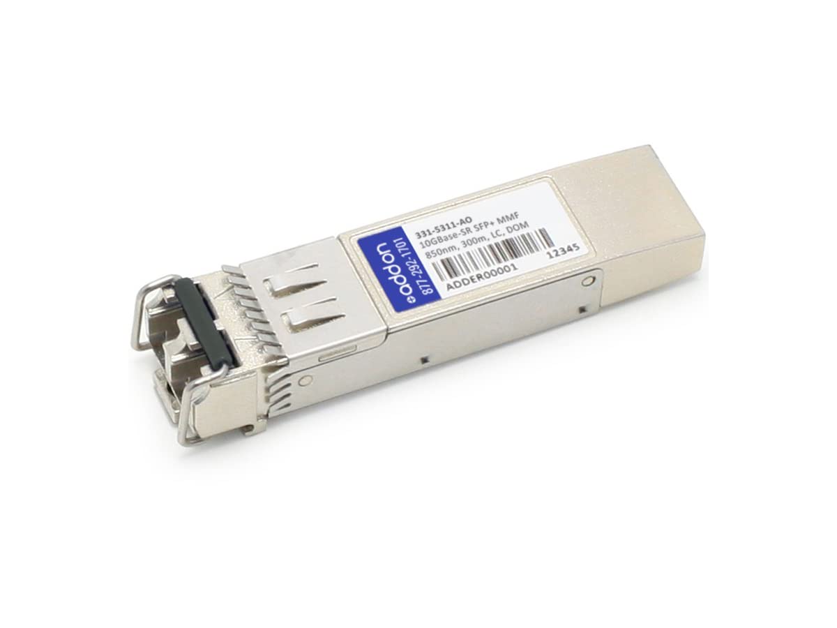 Add-On Computer Dell Compatible TAA Compliant 10GBase-SR SFP+ Transceiver (331-5311-AO)