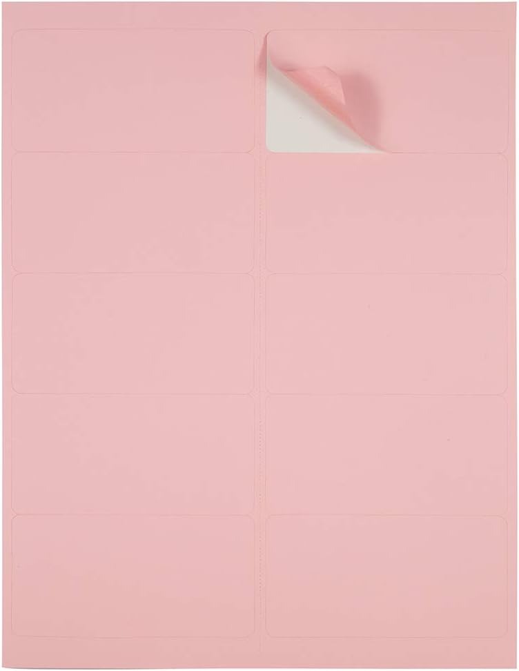 JAM PAPER Mailing Address Labels - Self-Adhesive Rectangular