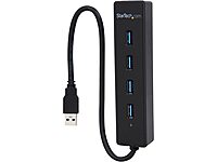 StarTech.com 4-Port USB 3.0 SuperSpeed Hub with Built-in Cable