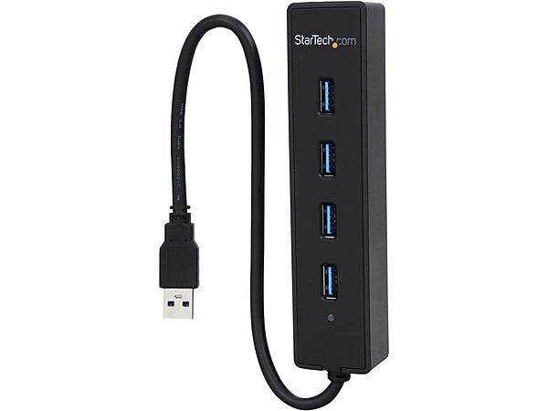 StarTech.com 4-Port USB 3.0 SuperSpeed Hub with Built-in Cable