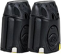 TASER Replacement Cartridges for The Pulse, Pulse 2, Bolt 2 Devices 2 Pack, Electric Yellow with Foam
