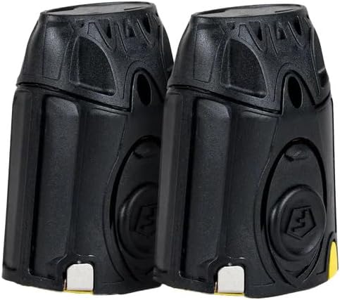 TASER Replacement Cartridges for The Pulse, Pulse 2, Bolt 2 Devices 2 Pack, Electric Yellow with Foam