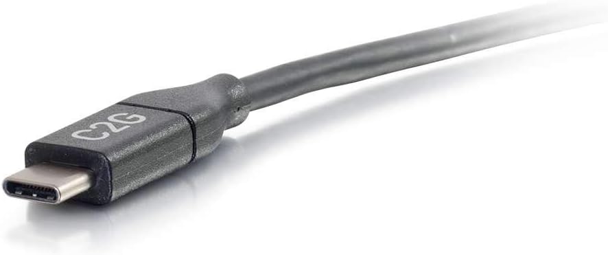 C2G USB C Cable, USB C to VGA, Video Adapter Cable, 10 Feet (3M), Cables to Go 26897, Black