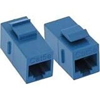 USA Unirise C5E-CPLR-BLU CAT5E RJ45 Keystone in-LINE Coupler, BLU