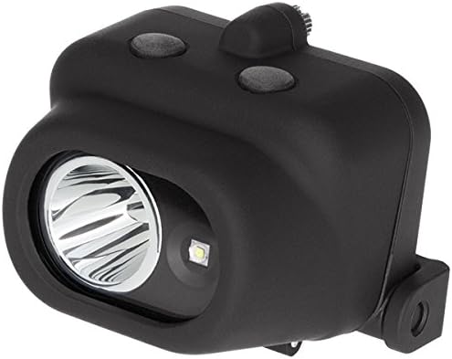 Nightstick NSP-4608BC Multi Function Clip-On LED Headlamp, Spotlight, White Floodlight, Black Body, Multicolor