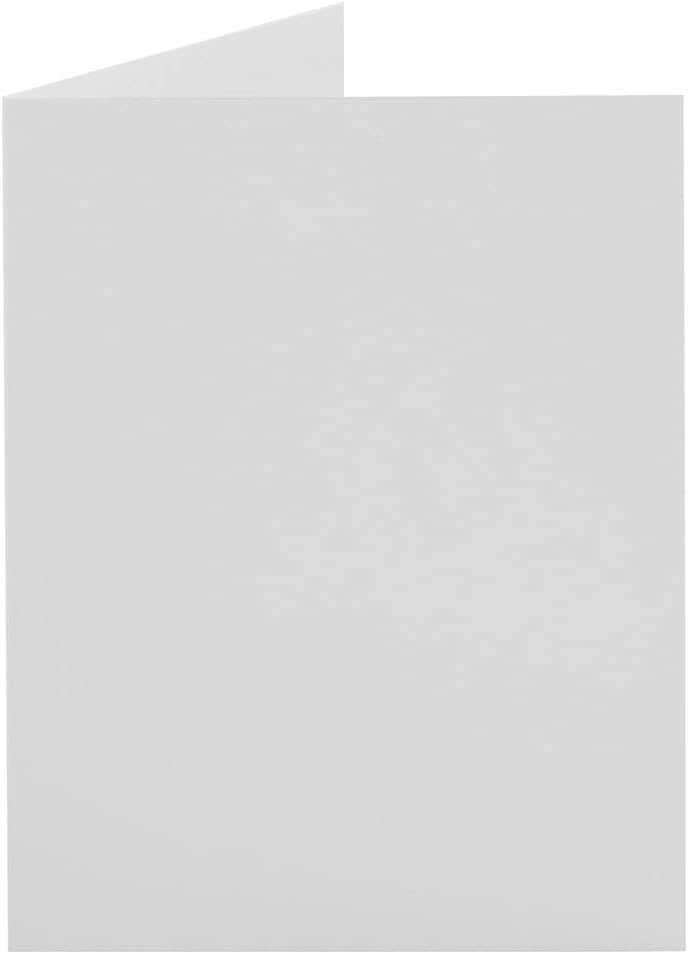 JAM PAPER Blank Fold-Over Cards 65-lb Smooth Cardstock 100/Pack