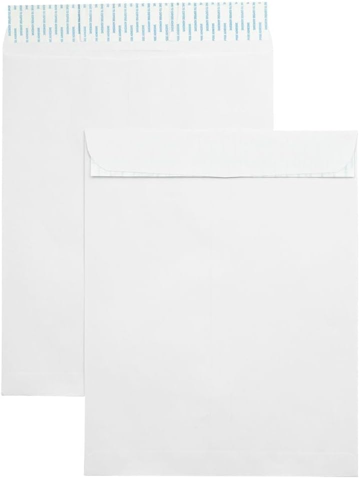 JAM PAPER Open-End Catalog Envelopes - White