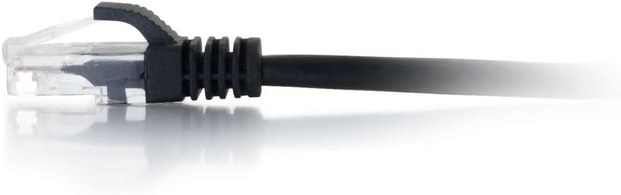 C2G / Cables To Go C2G 03986 Cat6 Cable - Snagless Unshielded Ethernet Network Patch Cable, Black (12 Feet, 3.65 Meters)