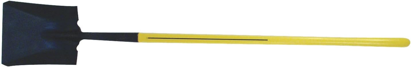 Nupla 72-071 Ergo-Power Square Point Shovel, 11-1/2 in x 9-7/8 in Blade, 48 in Fiberglass Handle