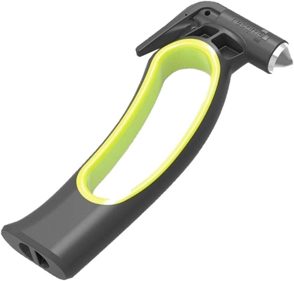 Resqhammer, Ultimate Safety Hammer, Seat Belt Cutter and Window Breaker, Emergency Family Car Escape Tool