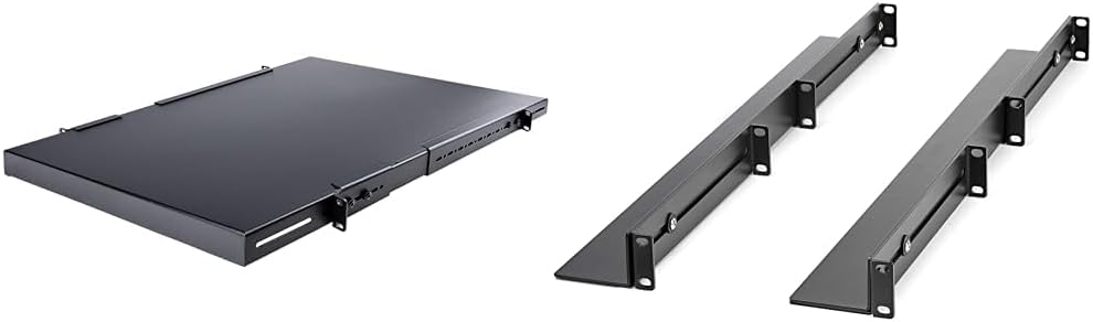 StarTech.com 1U Adjustable Server Rack Mount Shelf - 19" 4-Post