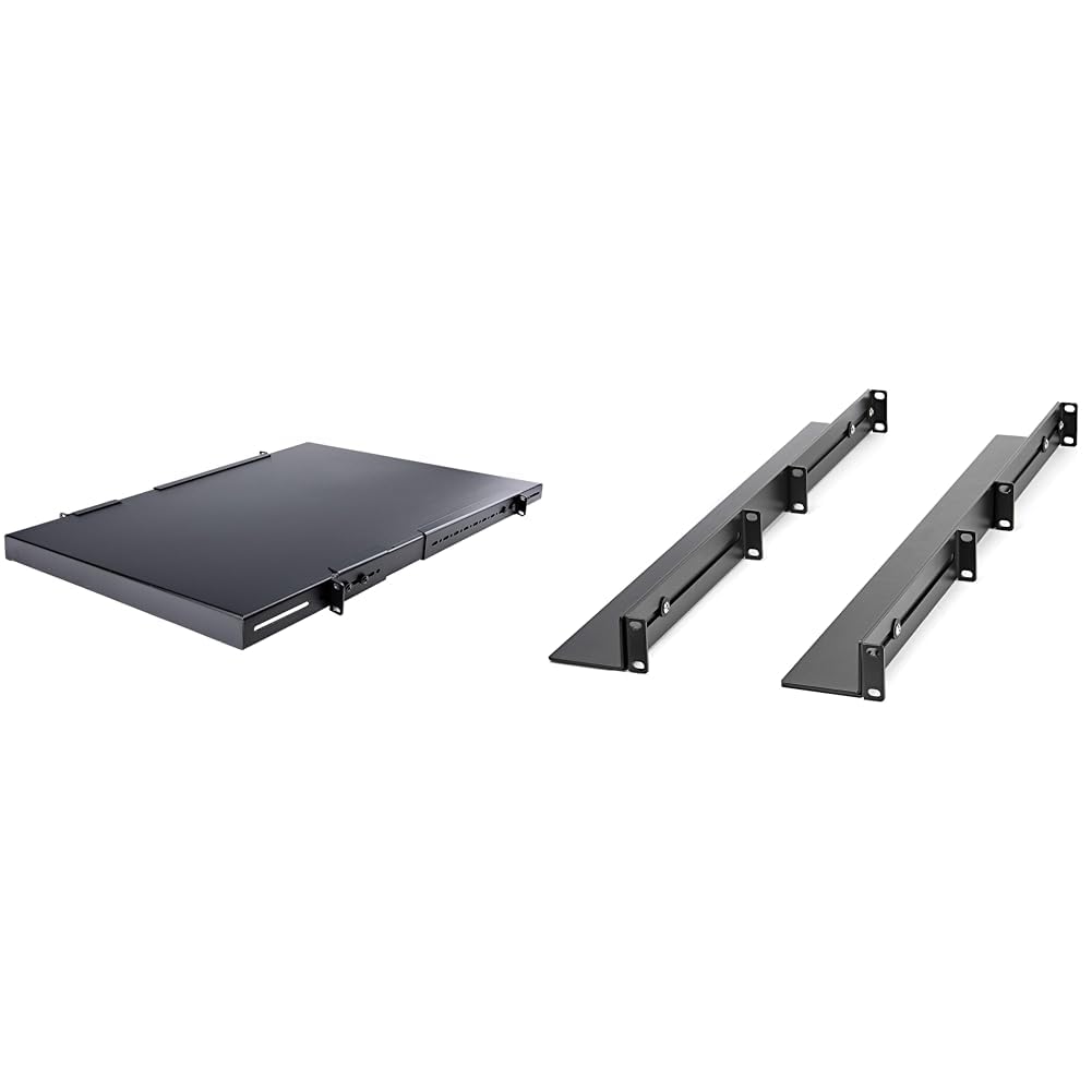 StarTech.com 1U Adjustable Server Rack Mount Shelf - 19" 4-Post