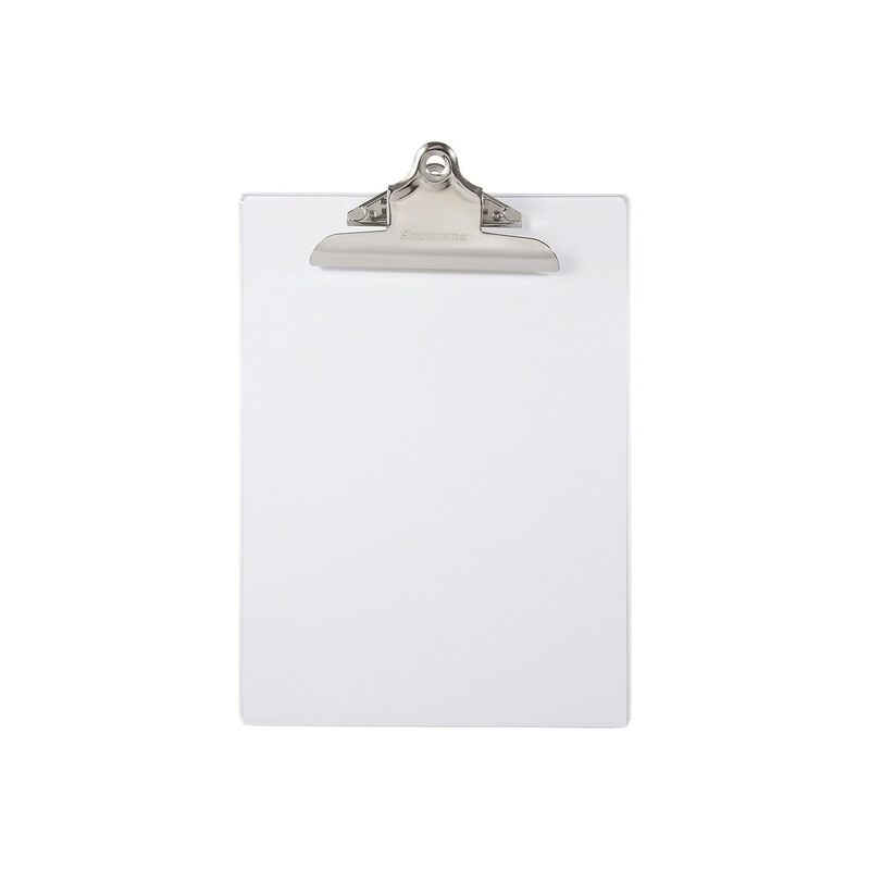 SAUNDERS Recycled Plastic Clipboard with High-Capacity Clip