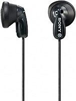 Sony MDR-E9LP - Headphones - ear-bud - wired - 3.5 mm jack - black