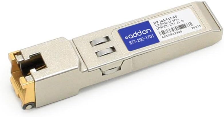Add On SFP-10G-T-DE-AO Dell Sfp-10G-T Comp Taa Sfp RJ-45 Xcvr