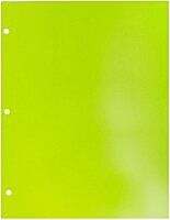 JAM PAPER Laminated Two-Pocket Glossy 3-Hole Letter Size Folders