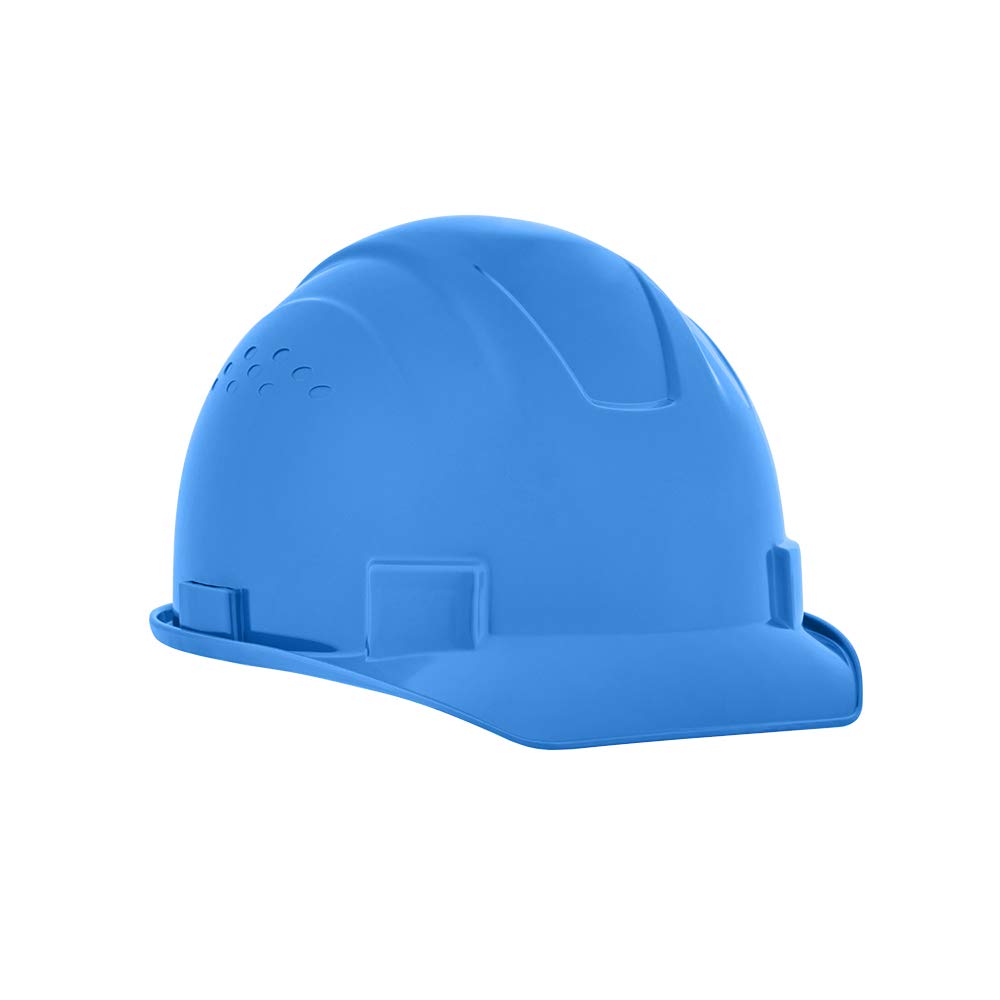 Jackson Safety Advantage Front Brim Hard Hat, Non-Vented, 4-pt. Ratchet Suspension, Blue, 20202