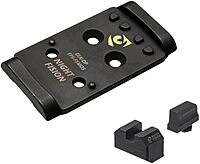 NIGHT FISION Optic Plate and Co-Witness Sight Set Compatible with Holosun EPS to Glock 17/19 MOS