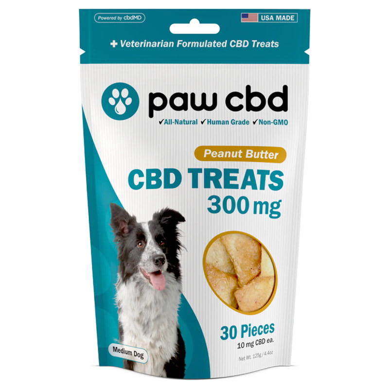 PAW CBD HARD CHEWS FOR MEDIUM DOG CBD TREATS | 300MG