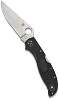 SPYDERCO Stretch 2 XL Lightweight Pocket Knife with 3.43\" VG-10 Blade and Black FRN Handle