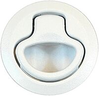 Southco Flush Pull Latch - Push to Close - Medium - White