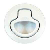 Southco Flush Pull Latch - Push to Close - Medium - White