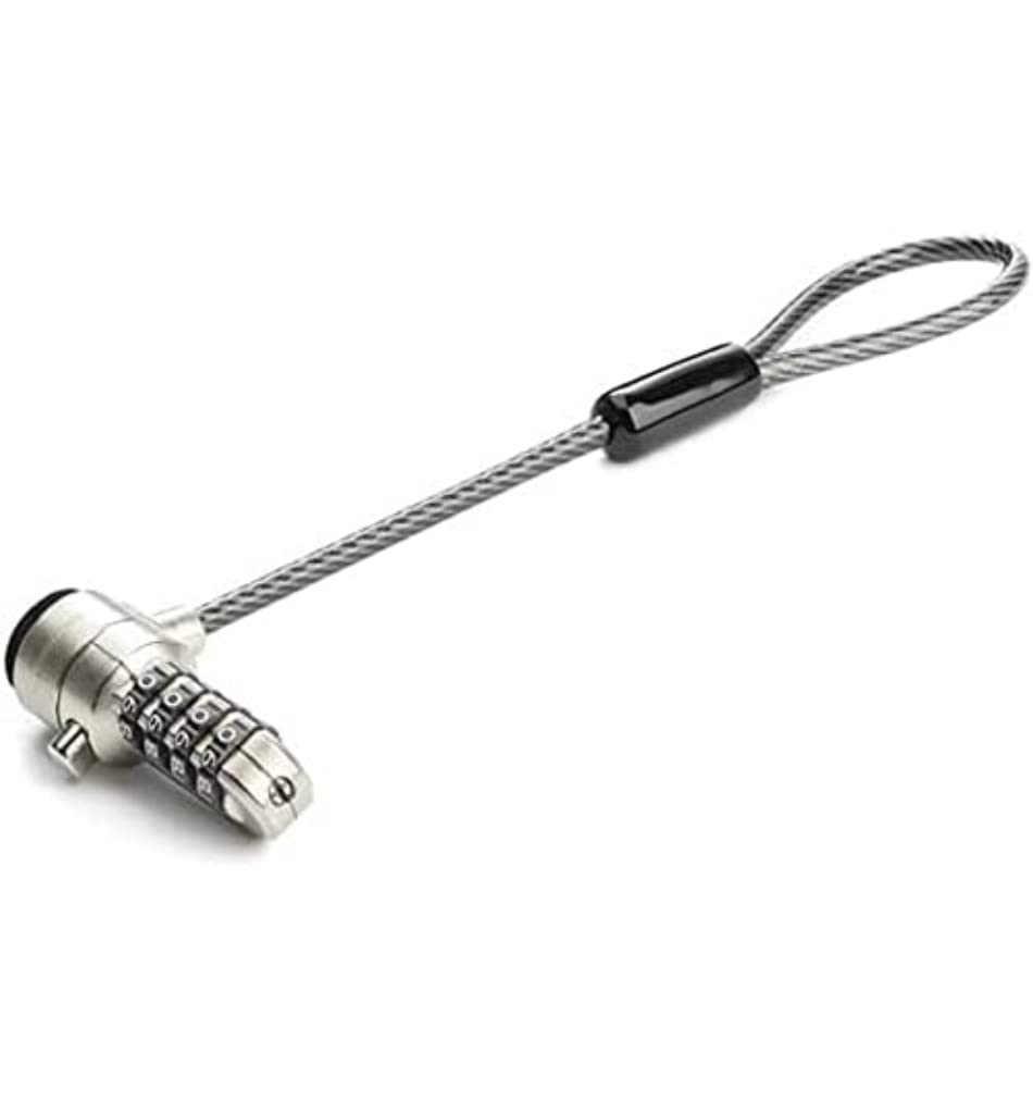 StarTech.com Universal Laptop Cable Lock Expansion Loop - 6” (15cm) Anti Theft 4-Digit Combination K-Slot Lock