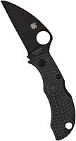 Spyderco Manbug Wharncliffe Folding Pocket Knife with 1.9" VG-10 Steel Blade and FRN Handle - PlainEdge - MBKWPBK