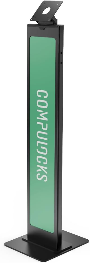 Maclocks 140B Compulocks Tablet Floor Stand Branded Mount, Black