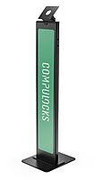 Maclocks 140B Compulocks Tablet Floor Stand Branded Mount, Black
