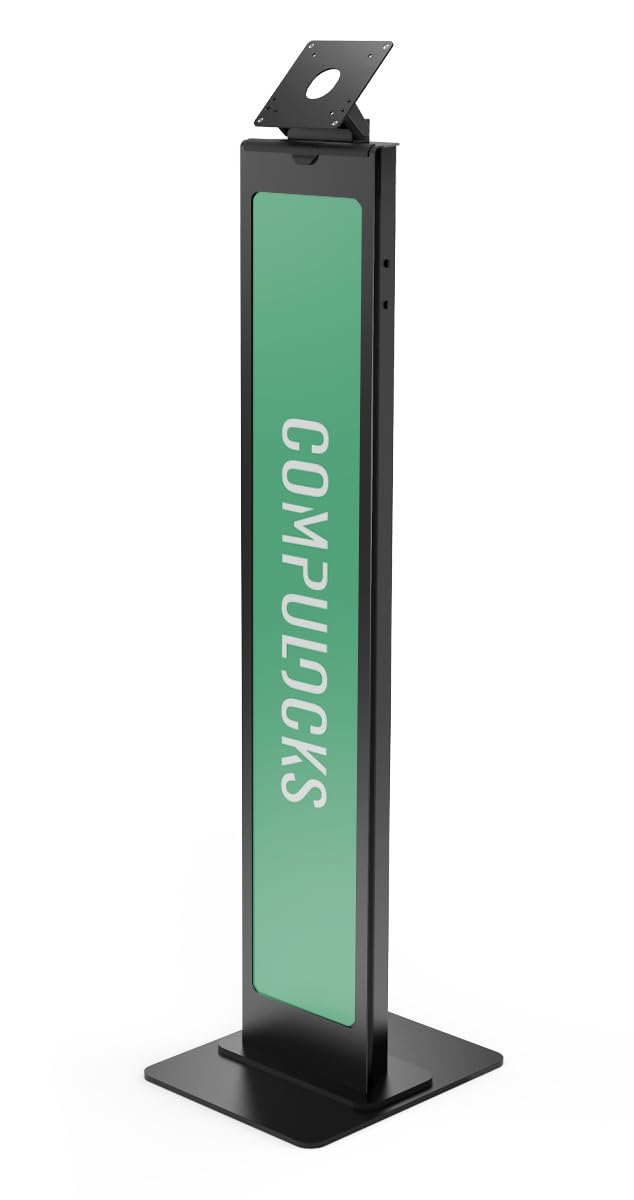 Maclocks 140B Compulocks Tablet Floor Stand Branded Mount, Black
