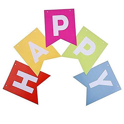 Happy Birthday Banner – Rainbow