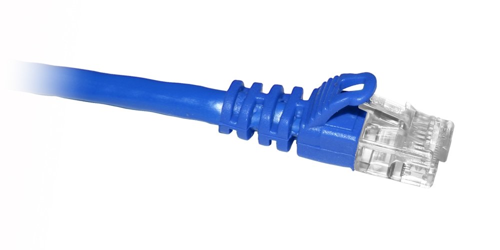 ENET CAT6 BLUE 6 INCH PATCH CABLE WITH SNAGLESS MOLDED BOOT (UTP) HIGH-QUALITY