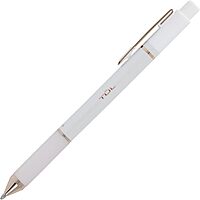 TUL® GL Series Retractable Gel Pens, Medium Point, 0.7 mm, Pearl White Barrel, Blue Ink, Pack Of 12 Pens