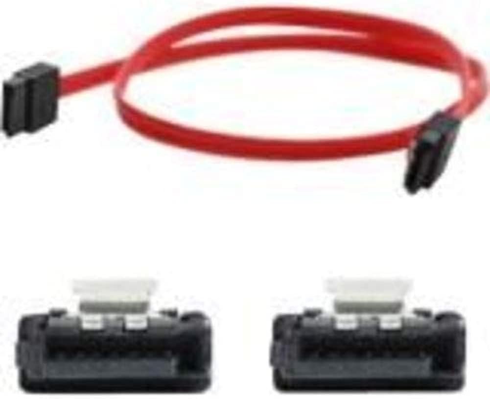 ADDON 5-Pack 1.5ft (46cm) SATA Male-to-Male Red Cables
