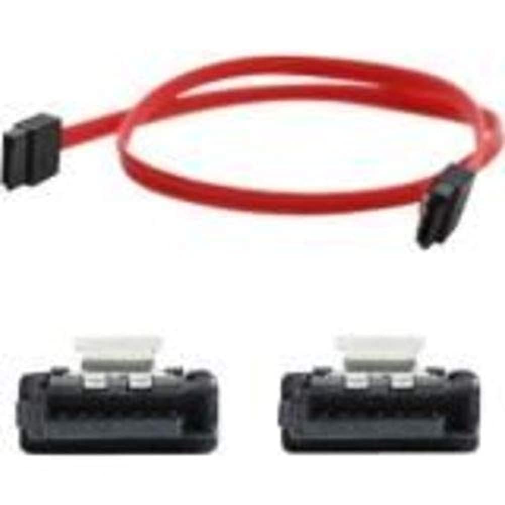 ADDON 5-Pack 1.5ft (46cm) SATA Male-to-Male Red Cables