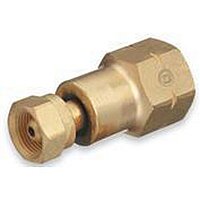 Western Enterprises 324 Brass Cylinder Adaptors, from CGA-200 "MC" Acetylene to CGA-510 POL Acetylene