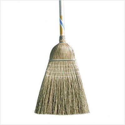 MIXED FIBER WAREHOUSE CORN BROOM, Sold as 1 Bundle