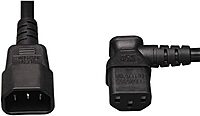 TRIPP LITE Power Extension Cord IEC-320-C14 to IEC-320-C13, 2 ft, 10A, 18 AWG