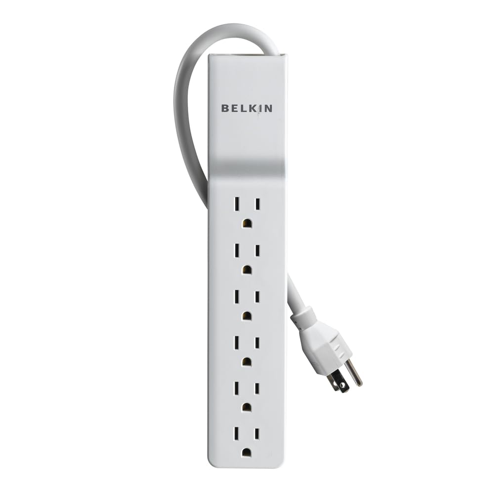 Belkin BE106000 6-Outlet Commercial Power Strip Surge Protector with 10-Foot Power Cord