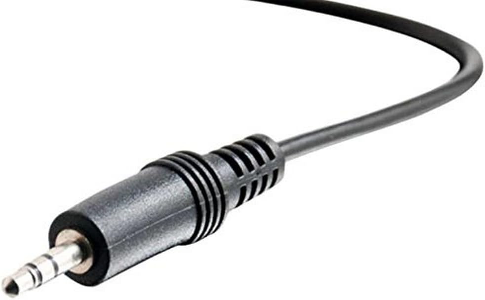 C2G Legrand 3.5MM Stereo Audio Cables, 3.5MM Male to Male Cord, Black Audio Cable with In-Wall, CMG-Rated Jacket